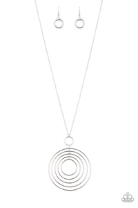 Running Circles In My Mind - Silver - VJ Bedazzled Jewelry