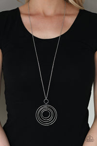 Running Circles In My Mind - Silver - VJ Bedazzled Jewelry