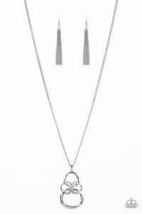 Courageous Contour - Silver - VJ Bedazzled Jewelry