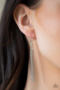 Courageous Contour - Silver - VJ Bedazzled Jewelry