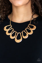 Load image into Gallery viewer, Teardrop Envy - Gold - VJ Bedazzled Jewelry
