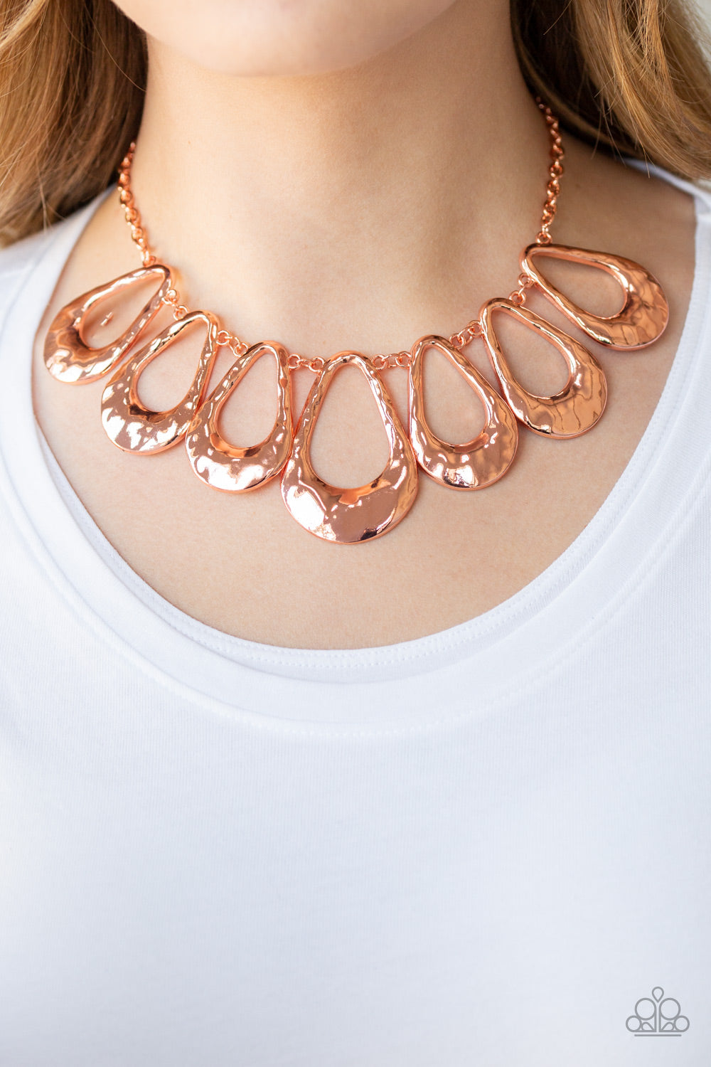 Teardrop Envy - Copper - VJ Bedazzled Jewelry