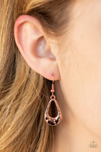 Load image into Gallery viewer, Teardrop Envy - Copper - VJ Bedazzled Jewelry
