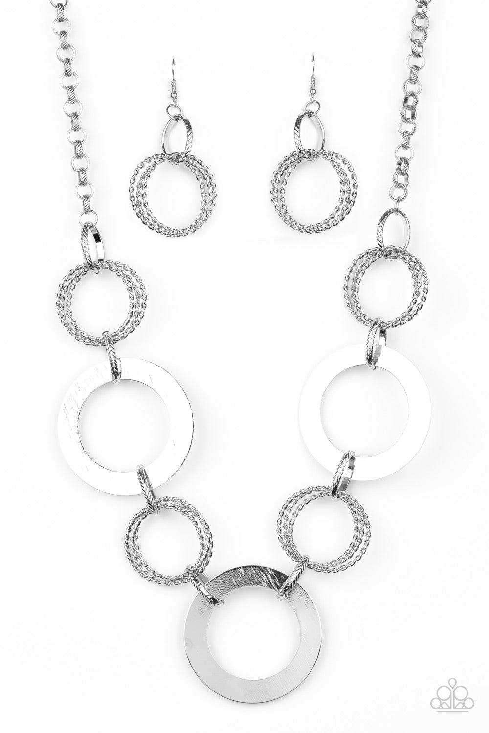 Ringed in Radiance - Silver - VJ Bedazzled Jewelry