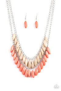 Beaded Boardwalk - Orange - VJ Bedazzled Jewelry