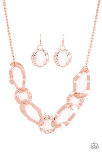 Capital Contour - Copper - VJ Bedazzled Jewelry