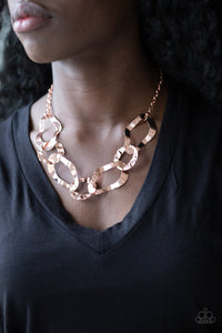 Capital Contour - Copper - VJ Bedazzled Jewelry