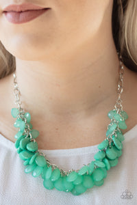Colorfully Clustered - Green - VJ Bedazzled Jewelry