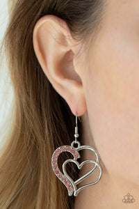 Double the Heartache - Pink - VJ Bedazzled Jewelry