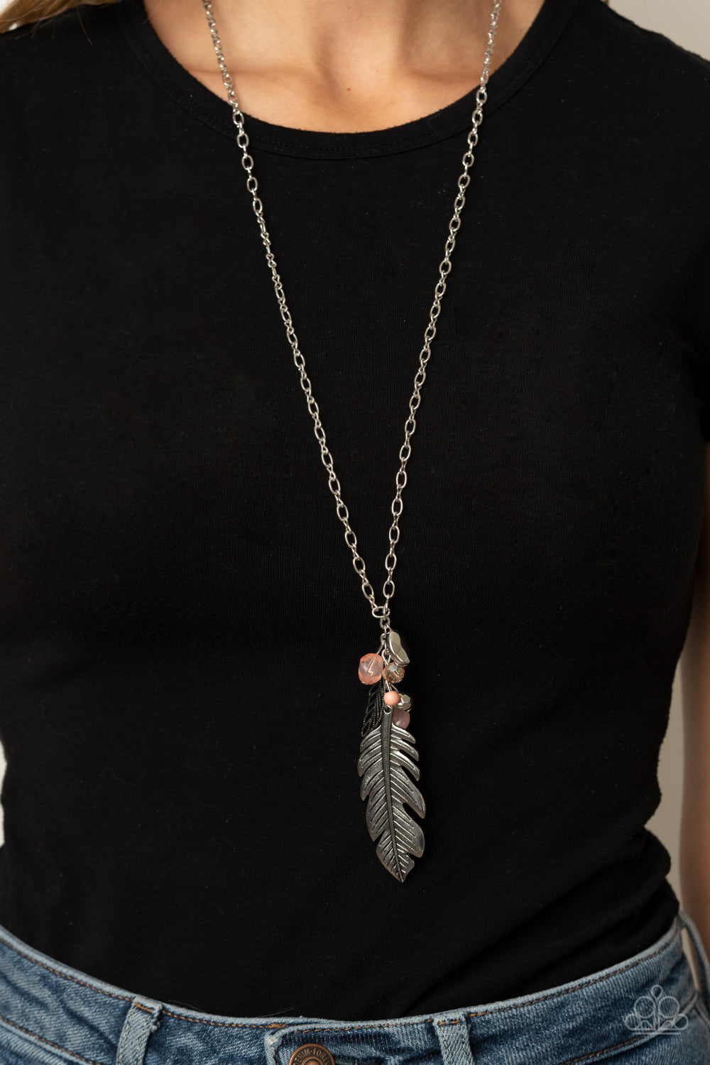 Feather Flair - Pink - - VJ Bedazzled Jewelry