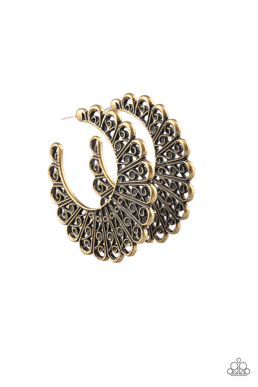Funky Flirt - Brass - VJ Bedazzled Jewelry