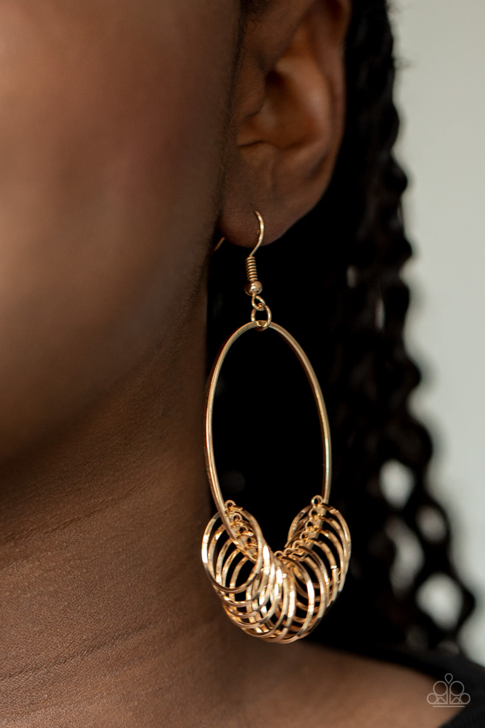 Halo effect gold - VJ Bedazzled Jewelry