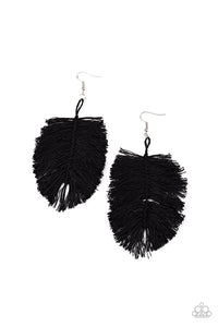 Hanging by a thread - black - VJ Bedazzled Jewelry