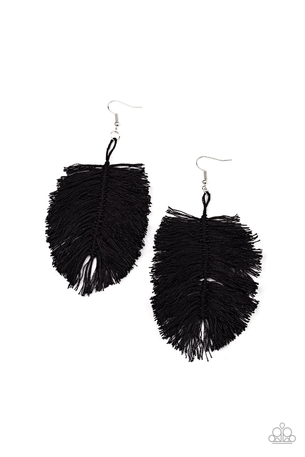 Hanging by a thread - black - VJ Bedazzled Jewelry
