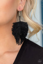 Load image into Gallery viewer, Hanging by a thread - black - VJ Bedazzled Jewelry
