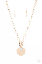 Load image into Gallery viewer, Heart Stopping Sparkle gold - VJ Bedazzled Jewelry
