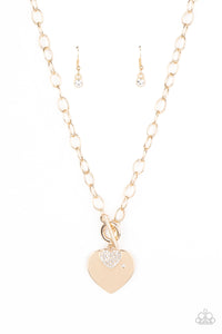 Heart Stopping Sparkle gold - VJ Bedazzled Jewelry