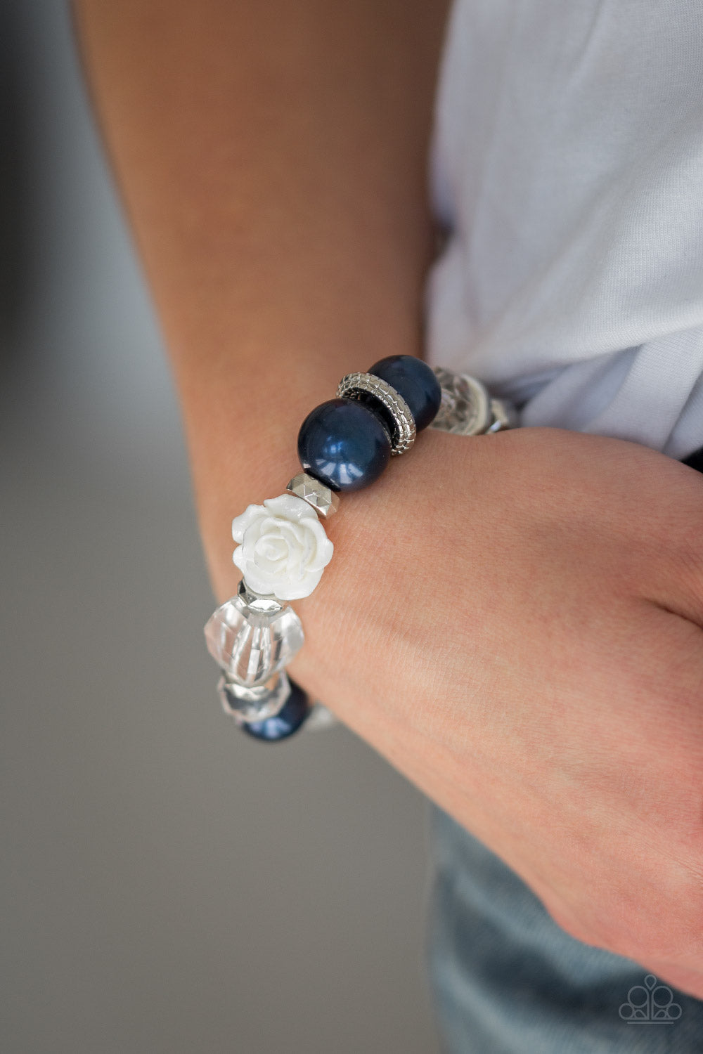 Here I Am - Blue - VJ Bedazzled Jewelry