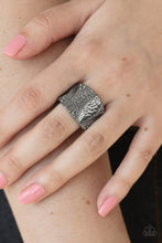 Load image into Gallery viewer, Industrial Indentation - Black - VJ Bedazzled Jewelry
