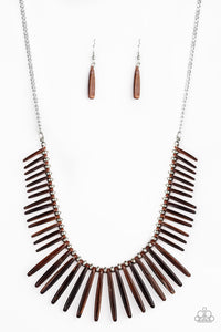 Out of my element - brown - VJ Bedazzled Jewelry
