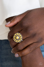 Load image into Gallery viewer, Poppy Pop-tastic - Yellow - VJ Bedazzled Jewelry

