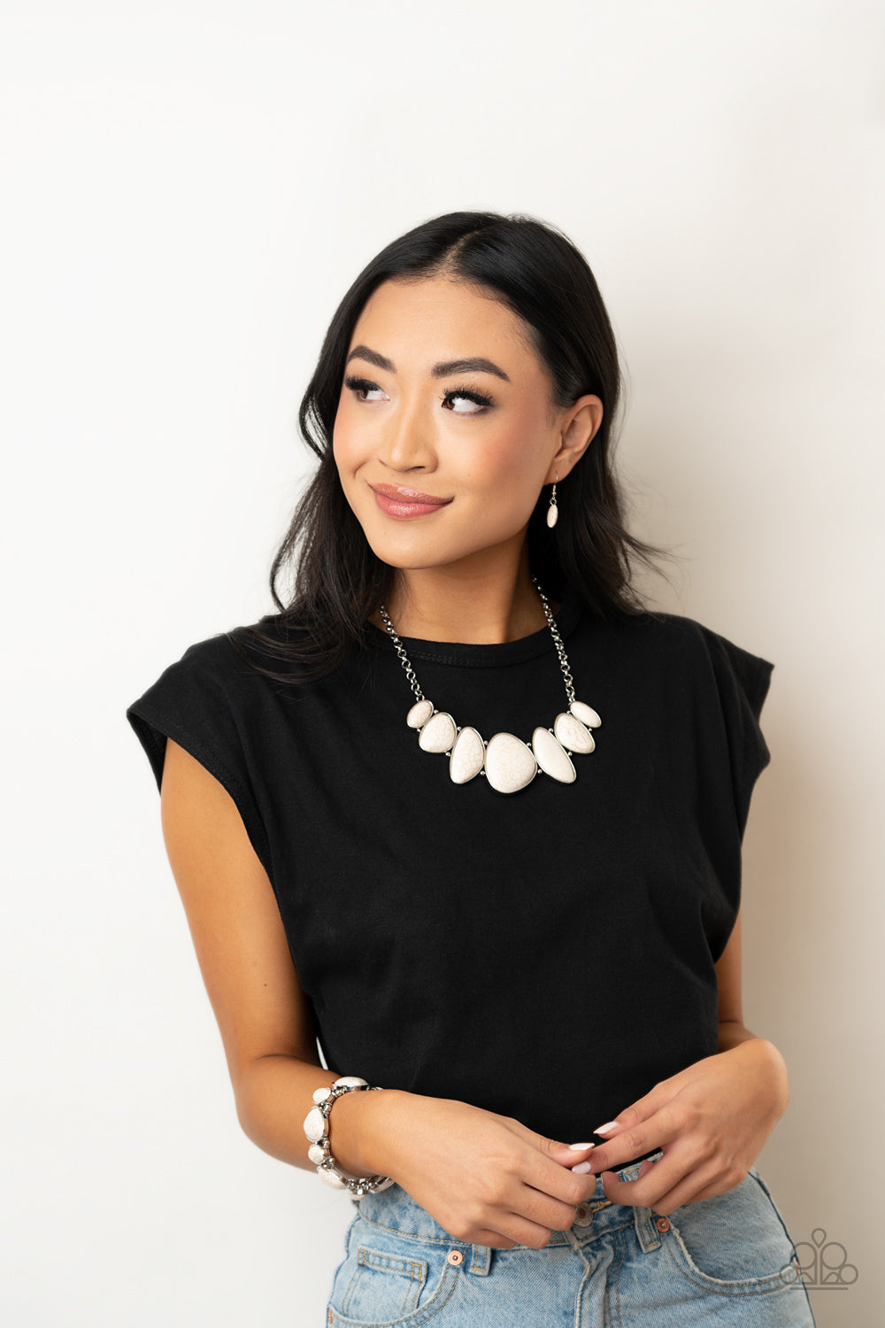 Primitive - white - VJ Bedazzled Jewelry