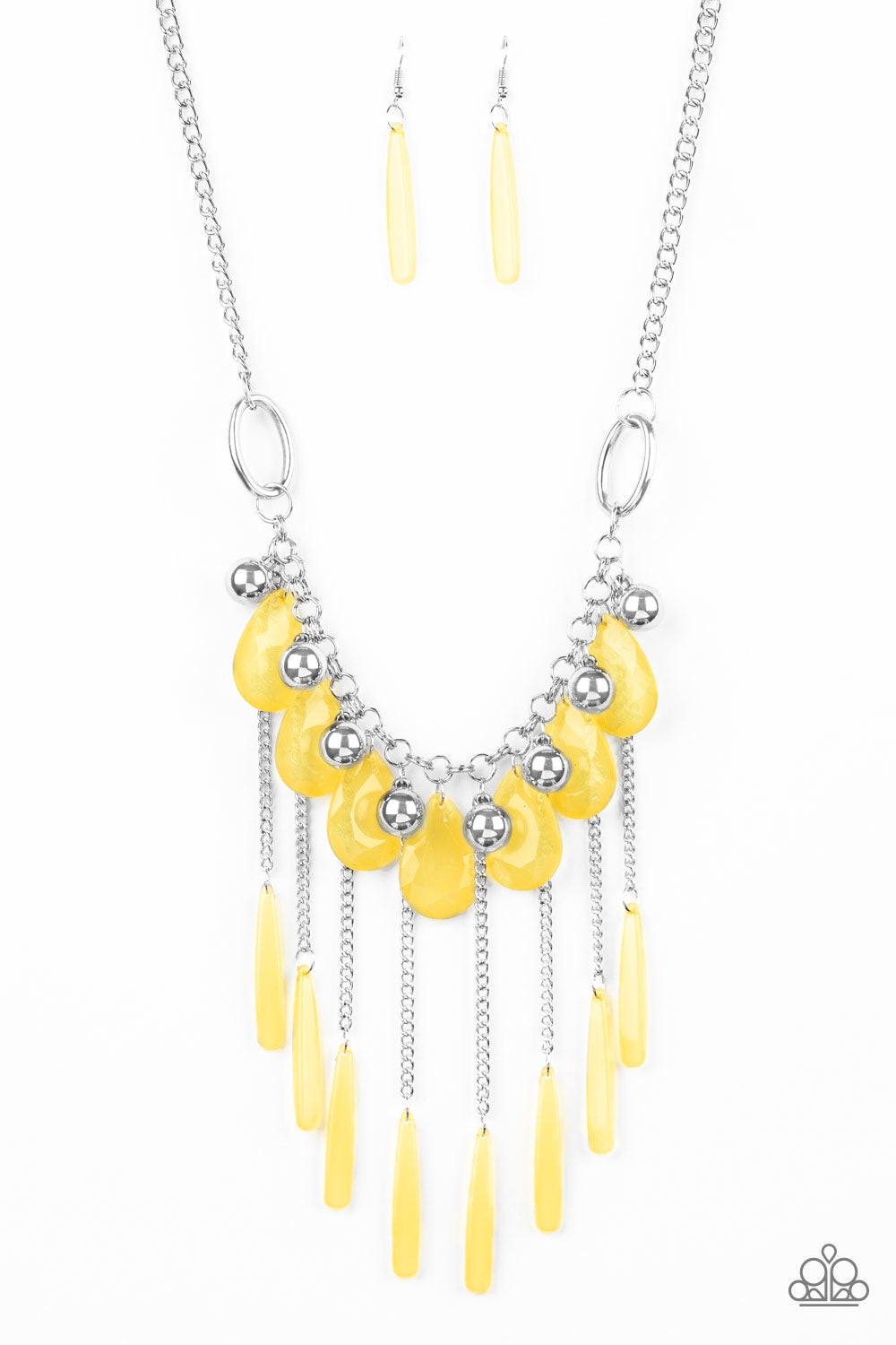 Roaring Riviera - Yellow - VJ Bedazzled Jewelry