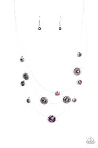 SHEER Thing! - Purple - VJ Bedazzled Jewelry