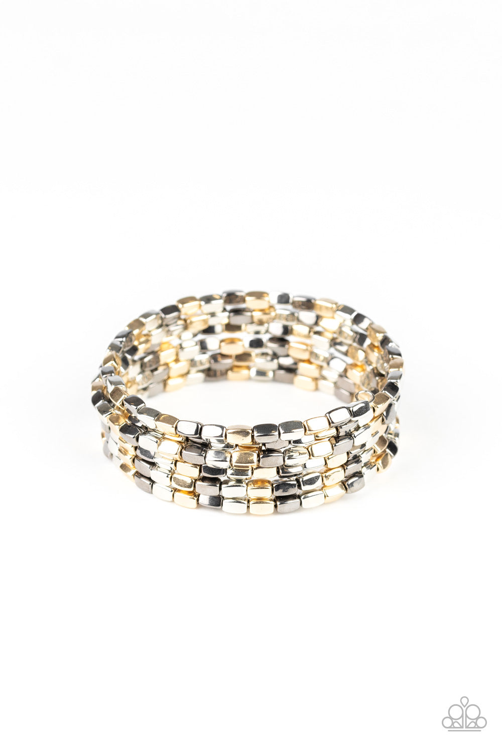 Stunningly Stacked - multi - VJ Bedazzled Jewelry