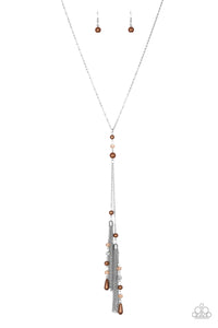 Timeless Tassels - Brown - VJ Bedazzled Jewelry