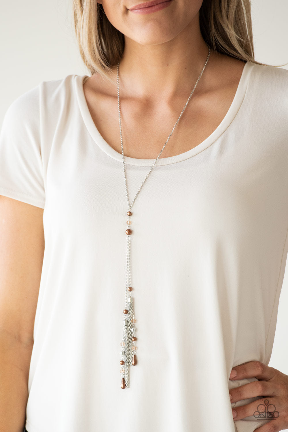 Timeless Tassels - Brown - VJ Bedazzled Jewelry