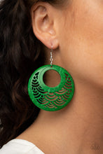Load image into Gallery viewer, Tropical canopy green - VJ Bedazzled Jewelry
