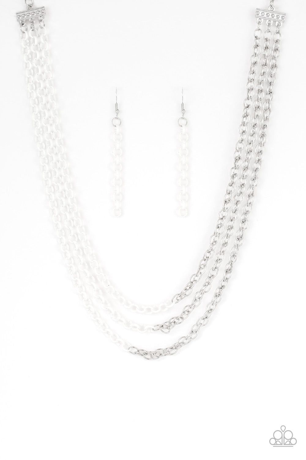 Turn up the volume-white - VJ Bedazzled Jewelry
