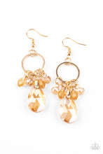 Load image into Gallery viewer, Unapologetic Glow - Gold Earrings - VJ Bedazzled Jewelry
