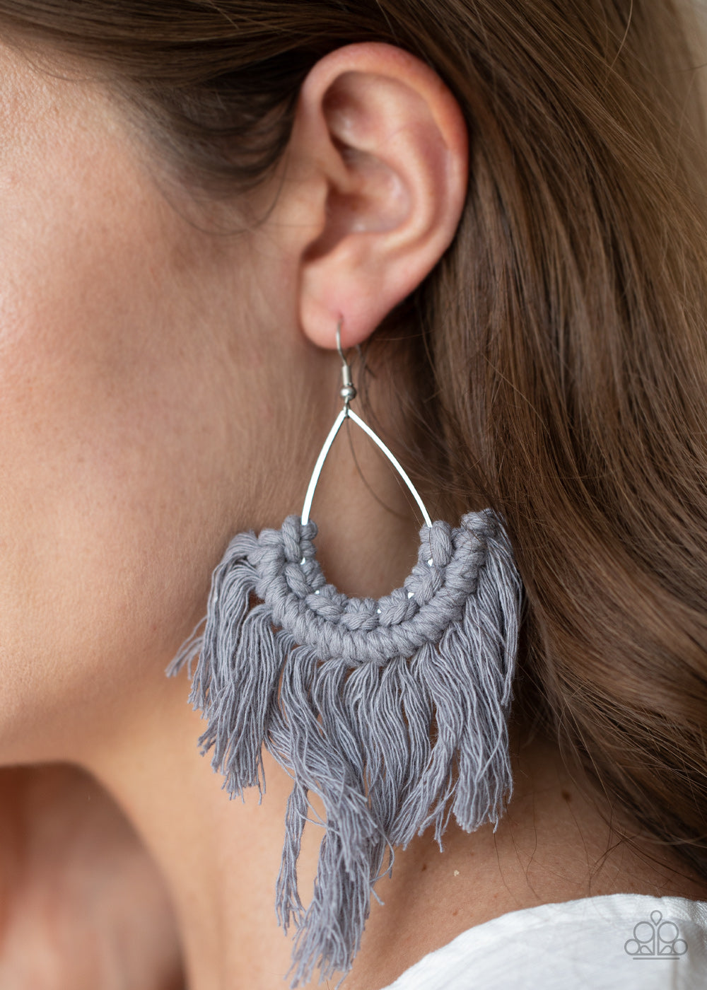 Wanna Piece Of MACRAME silver - VJ Bedazzled Jewelry