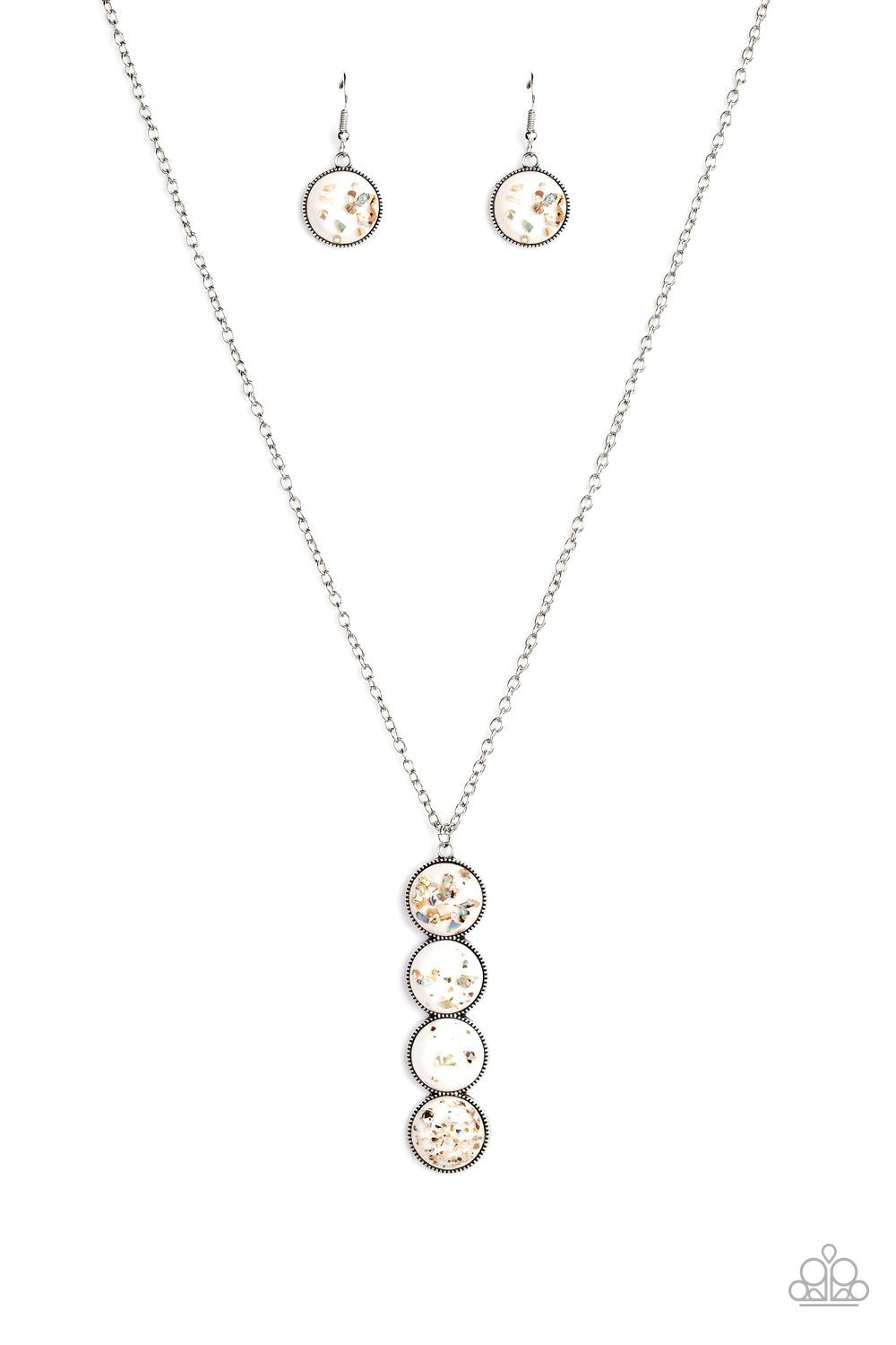 Confetti and Cocktails - White - VJ Bedazzled Jewelry