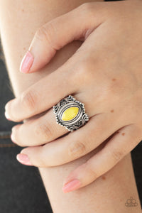 Tangy Texture - Yellow - VJ Bedazzled Jewelry