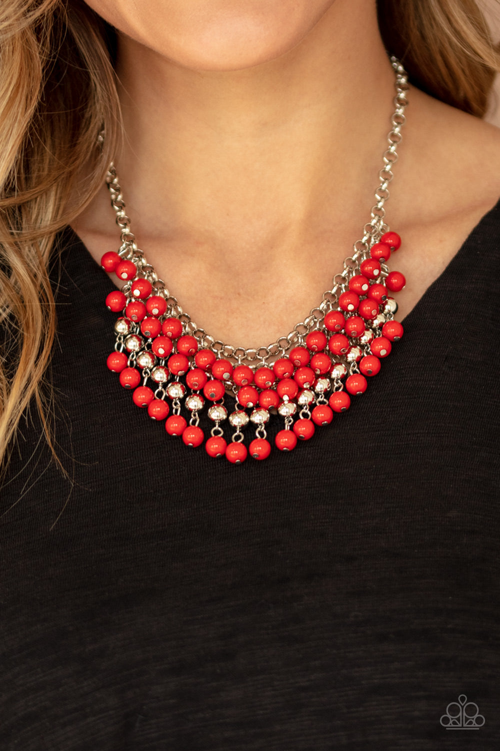 Jubilant Jingle - Red - VJ Bedazzled Jewelry
