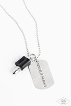 Load image into Gallery viewer, Proud Patriot - Black Paparazzi Accessories - VJ Bedazzled Jewelry
