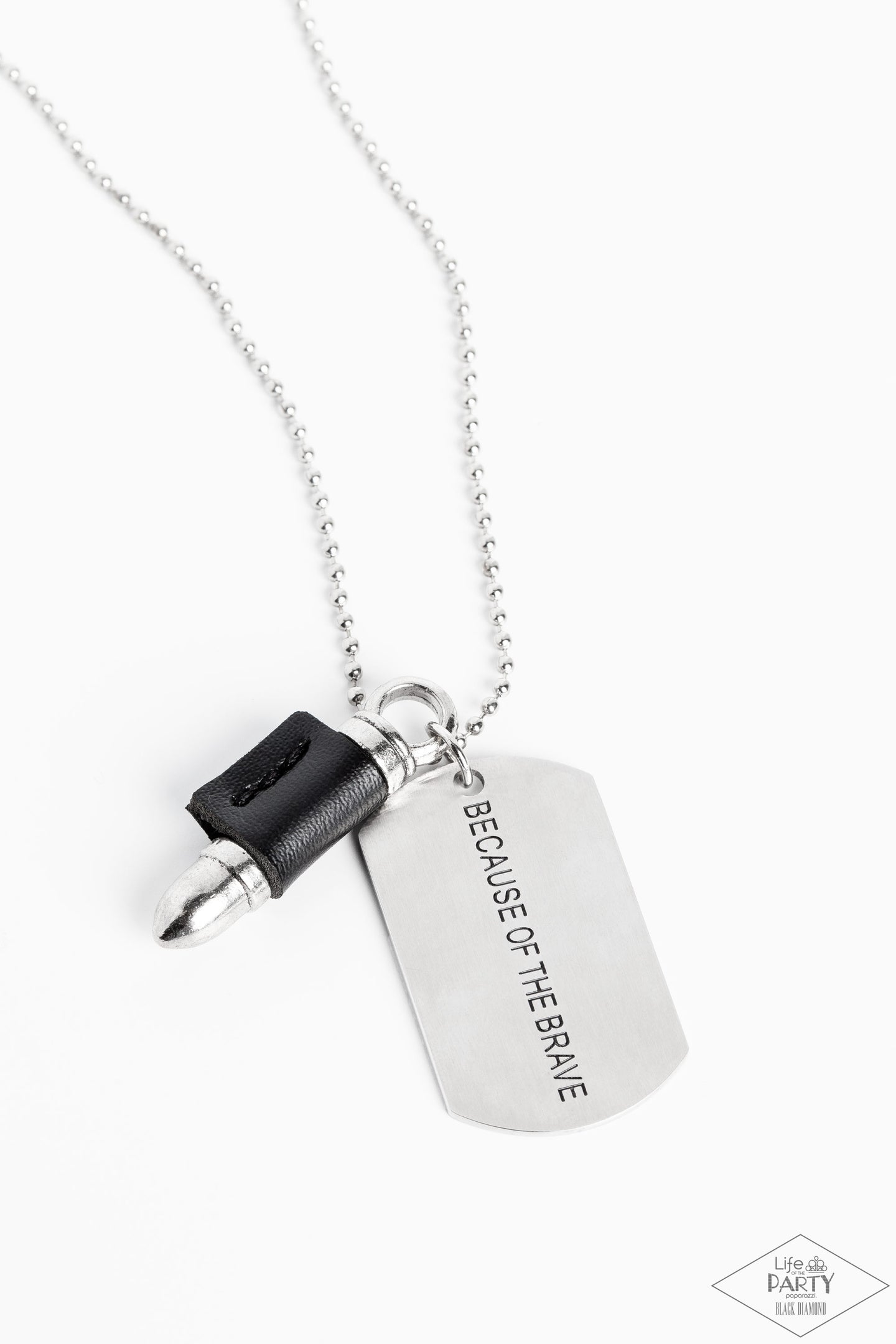 Proud Patriot - Black Paparazzi Accessories - VJ Bedazzled Jewelry