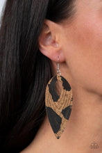 Load image into Gallery viewer, Cork Cabana - Black - VJ Bedazzled Jewelry
