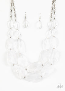 Gives Me Chills - White - VJ Bedazzled Jewelry