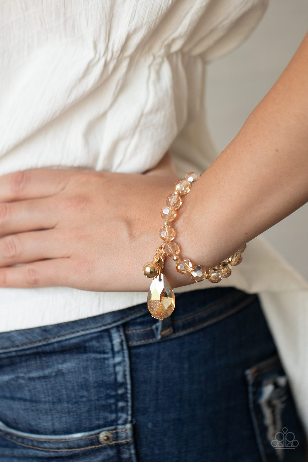 Leaving So SWOON? - Gold - VJ Bedazzled Jewelry