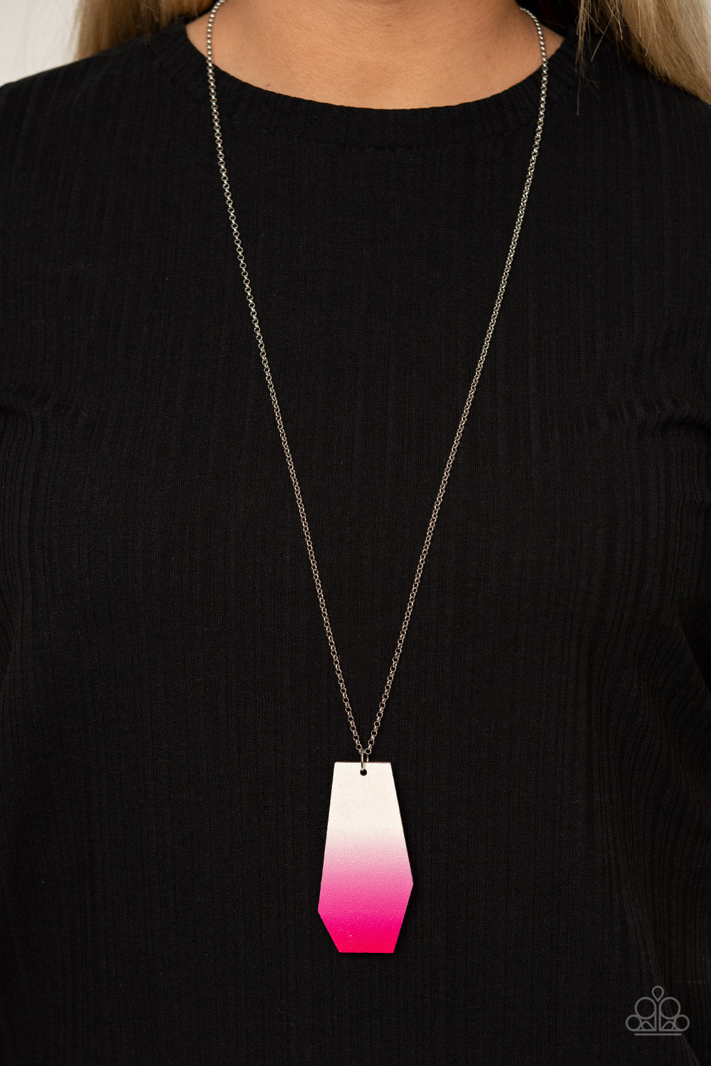Watercolor Skies - Pink - VJ Bedazzled Jewelry