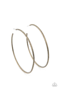 Rustic Roundabout - Brass - VJ Bedazzled Jewelry