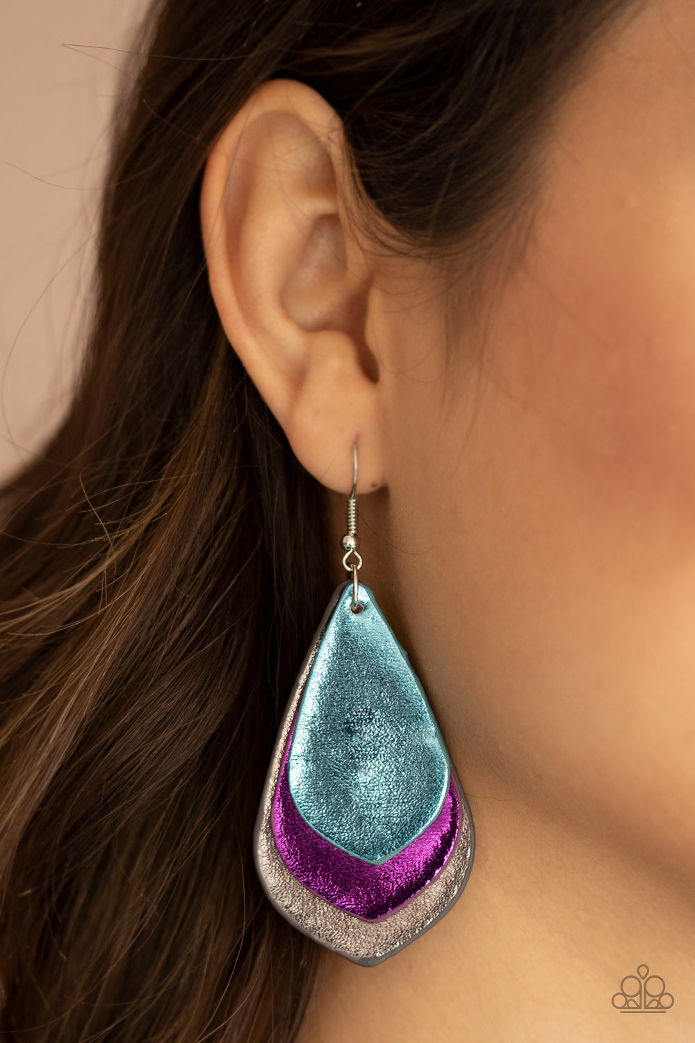 GLISTEN Up! - purple, blue Multi - VJ Bedazzled Jewelry