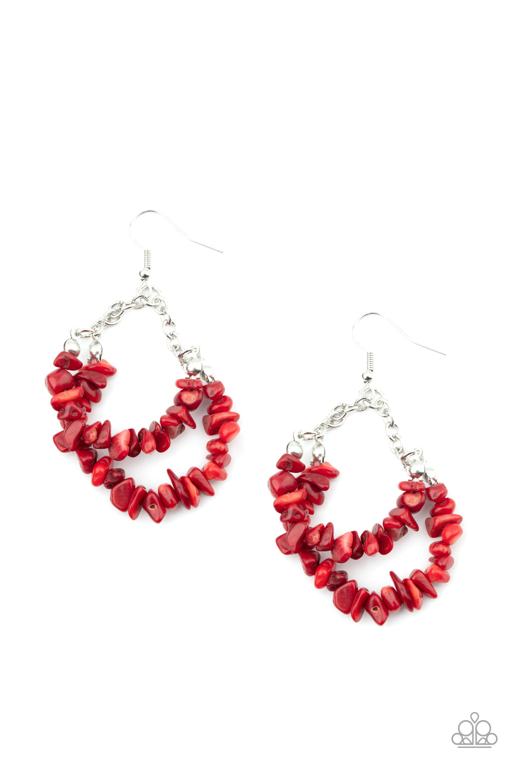 Rainbow Rock Gardens - Red - VJ Bedazzled Jewelry