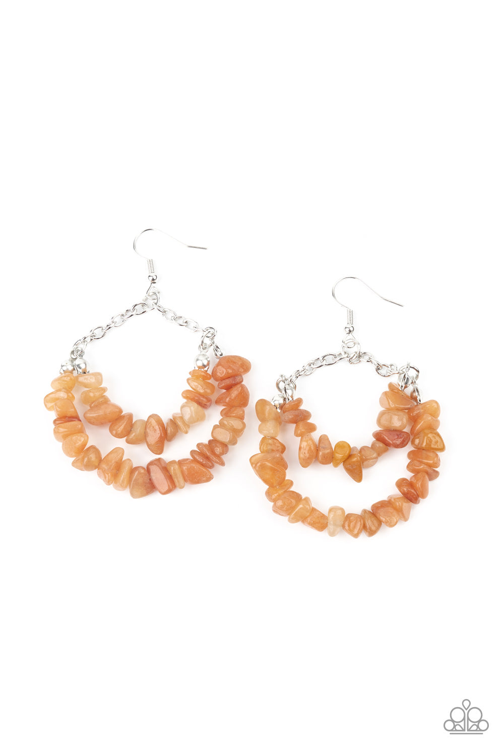 Rainbow Rock Gardens - Orange - VJ Bedazzled Jewelry