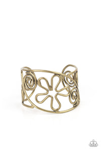 Groovy Sensations - Brass - VJ Bedazzled Jewelry
