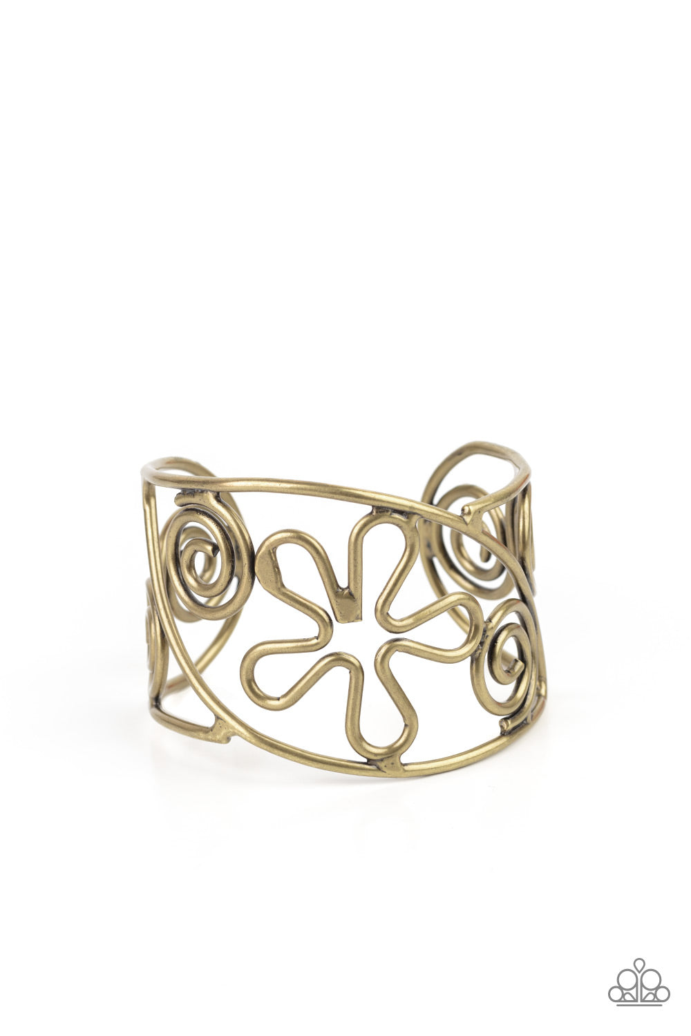 Groovy Sensations - Brass - VJ Bedazzled Jewelry